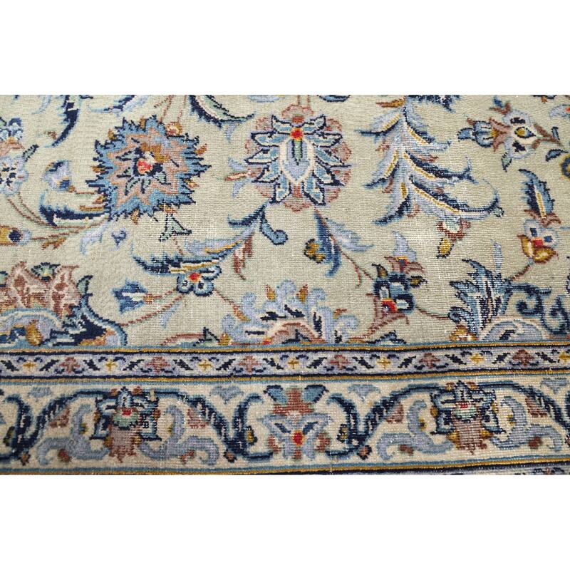 ECARPETGALLERY Hand-knotted Antalya Vintage Sage Wool Rug - 8'10 x 13'0