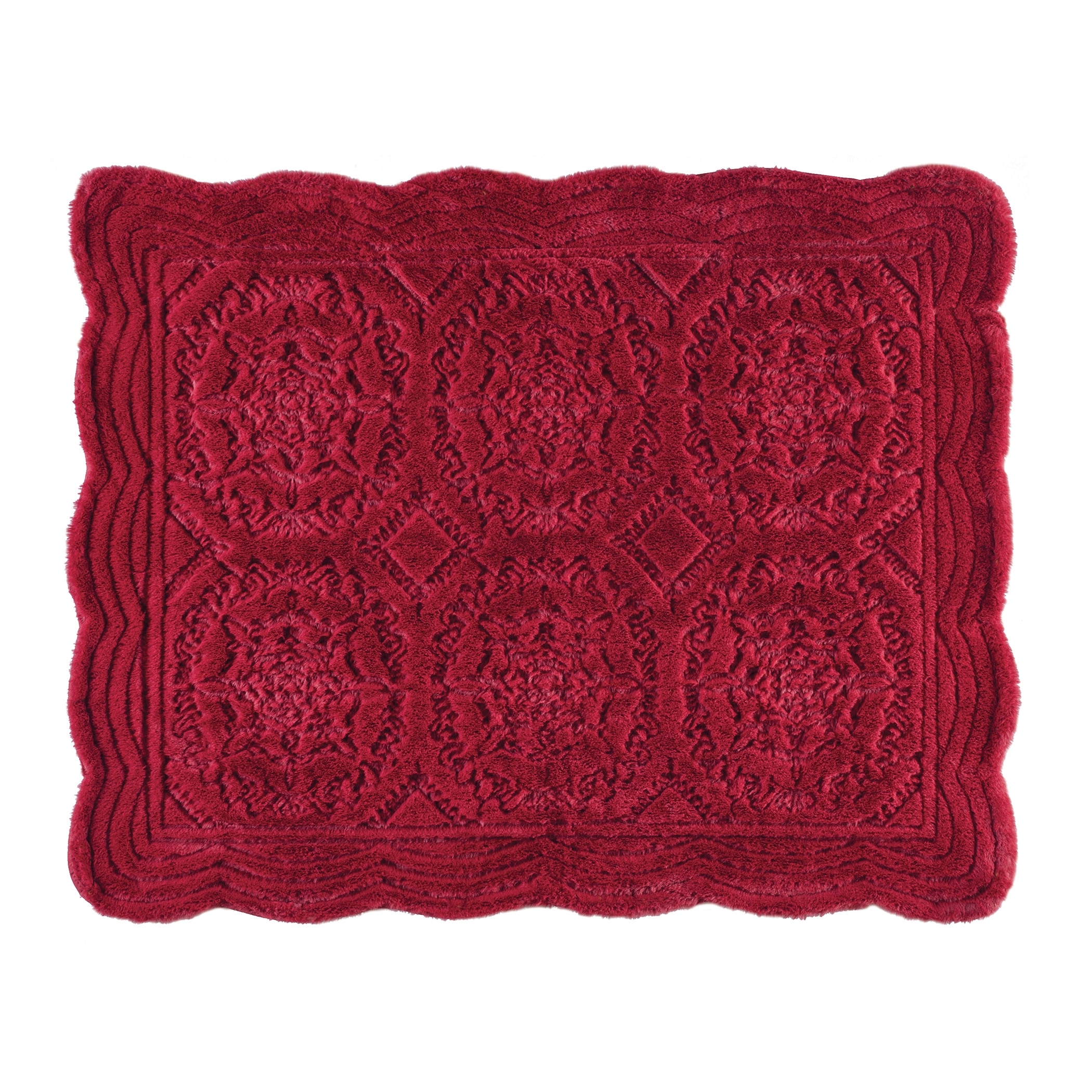 Exquisite Fake Fur Medallion Pillow Sham On Sale Bed Bath