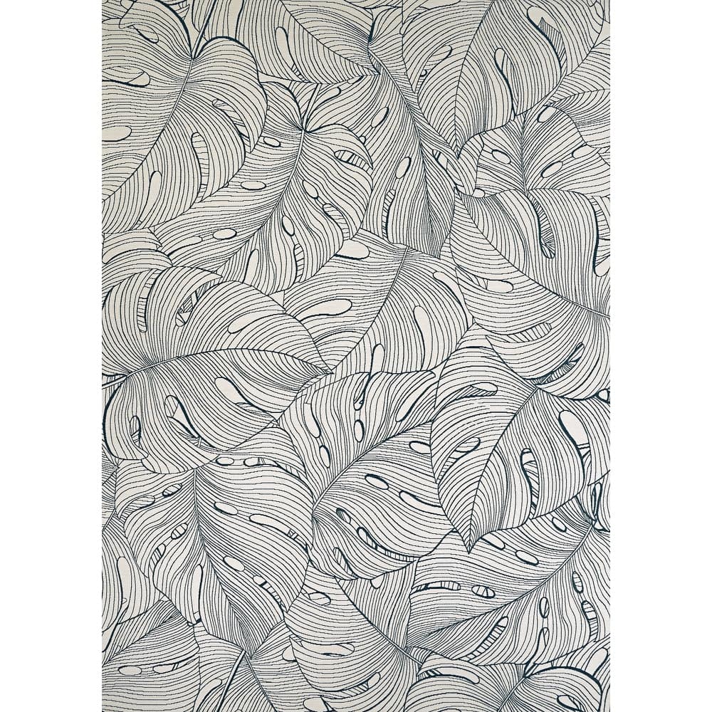 Dream Decor Rugs Juniper Monstera Indoor Outdoor Area Rug