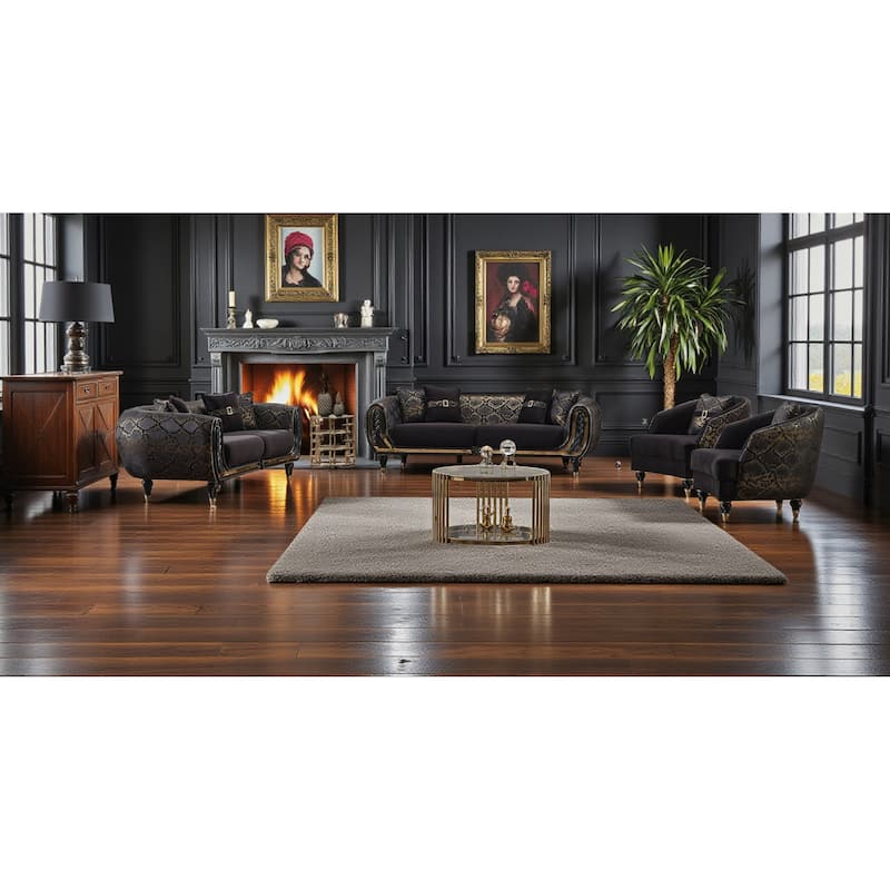 Oaklyn 4 Pieces Living Room Sets 1 Sofa 1 Loveseat 2 Chair