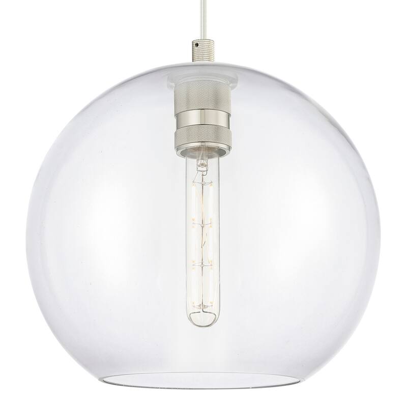 Innovations Lighting 434-1P-G122-10 Crown Point 10" Wide Mini Pendant - Polished Nickel