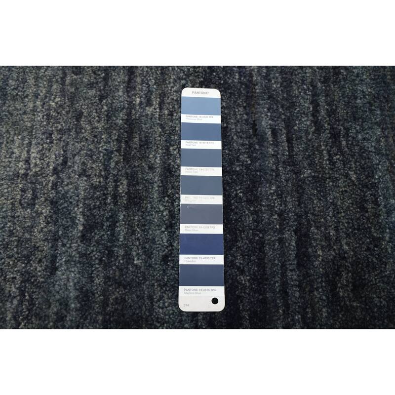 ECARPETGALLERY Hand-knotted Kashkuli Gabbeh Navy Wool Rug - 5'4 x 7'7