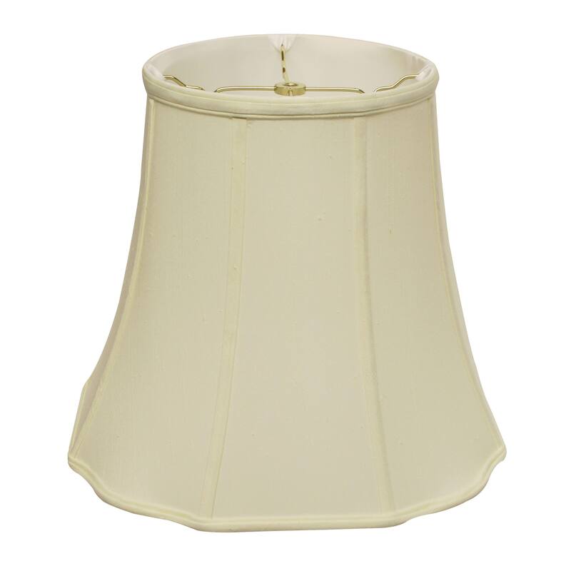 Softback Lampshade with Washer Fitter, Egg - White