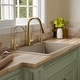 preview thumbnail 19 of 82, Karran Drop-In Quartz 33 in. 1-Hole Single Bowl Kitchen Sink Kit