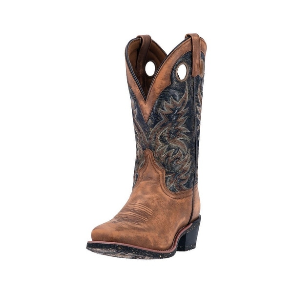 black western square toe boots