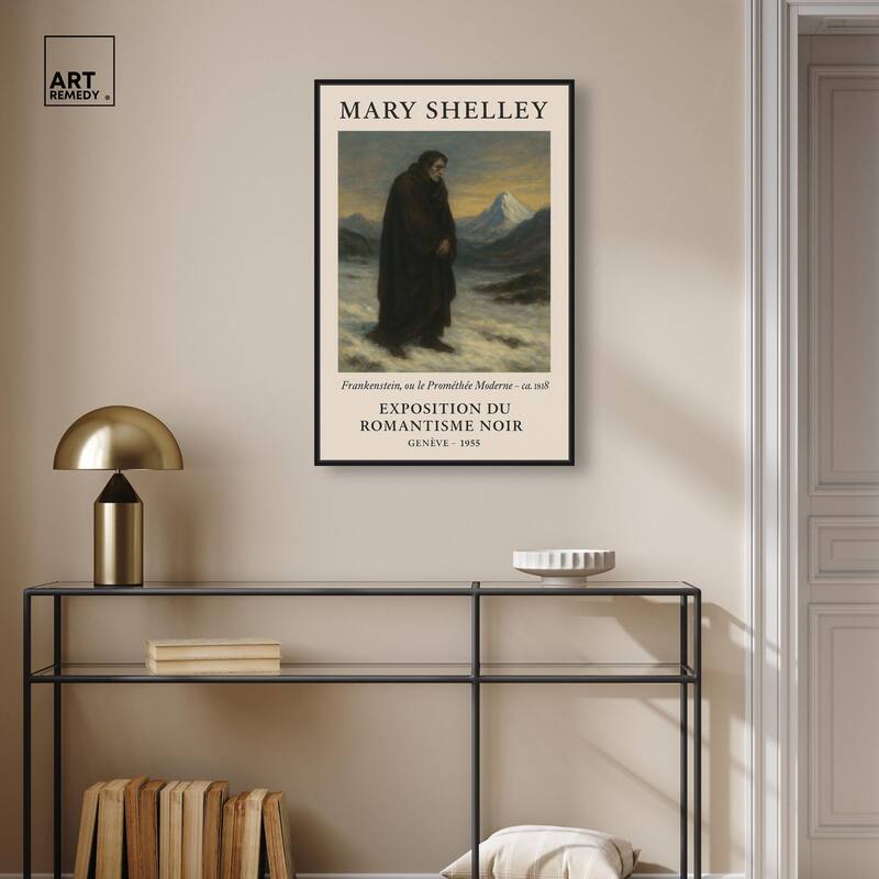 Mary Shelley Canvas by Art Remedy