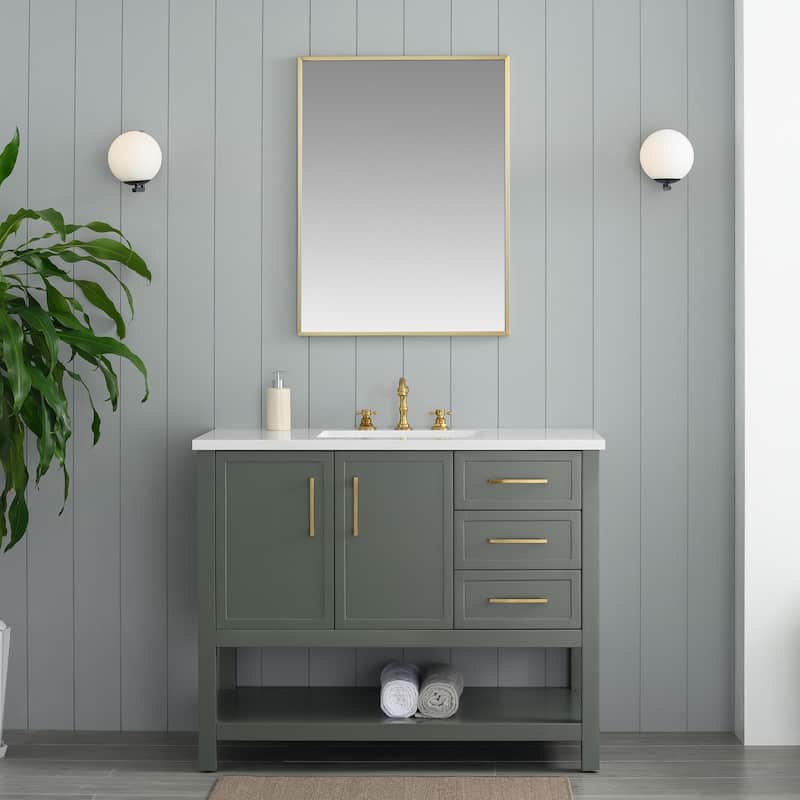 Sudio Design Arlo 42" Bathroom Vanity - 42" Single Sink - Vintage Green