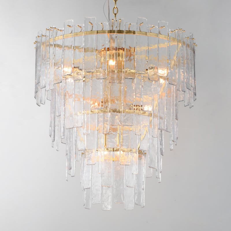 Maxim 21837AG Warren 12 Light 30" Wide Pendant