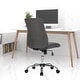 preview thumbnail 34 of 33, Home Office Chair Twill Fabric Ergonomic Desk Chair Computer Task Chair Vanity Chair