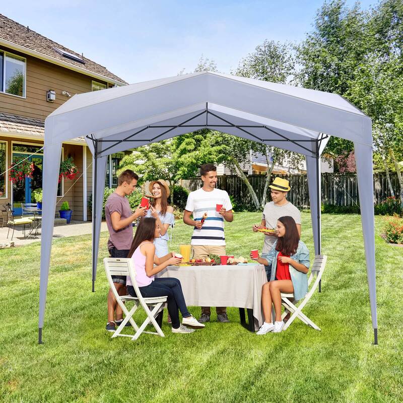 Costway 10 x 10 FT Outdoor Pop up Canopy Tent with Higher Top Roller - See Details