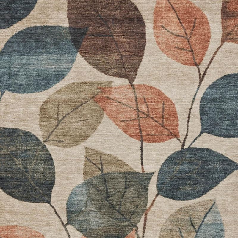 HomeRoots Floral Transitional Rectangle Outdoor Rug