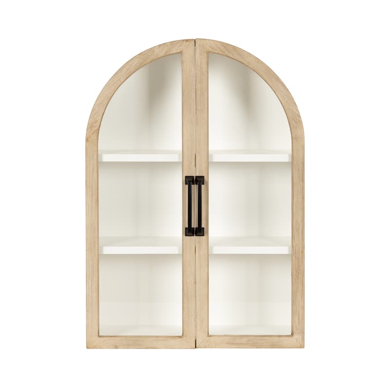 Kate and Laurel Arcott Arch Wall Cabinet