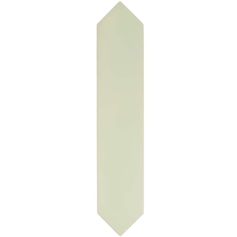 Apollo tile 2" x 10" Piquet Matte Tea Green Ceramic Tile (5.38 sq ft/case) - 44 Pack