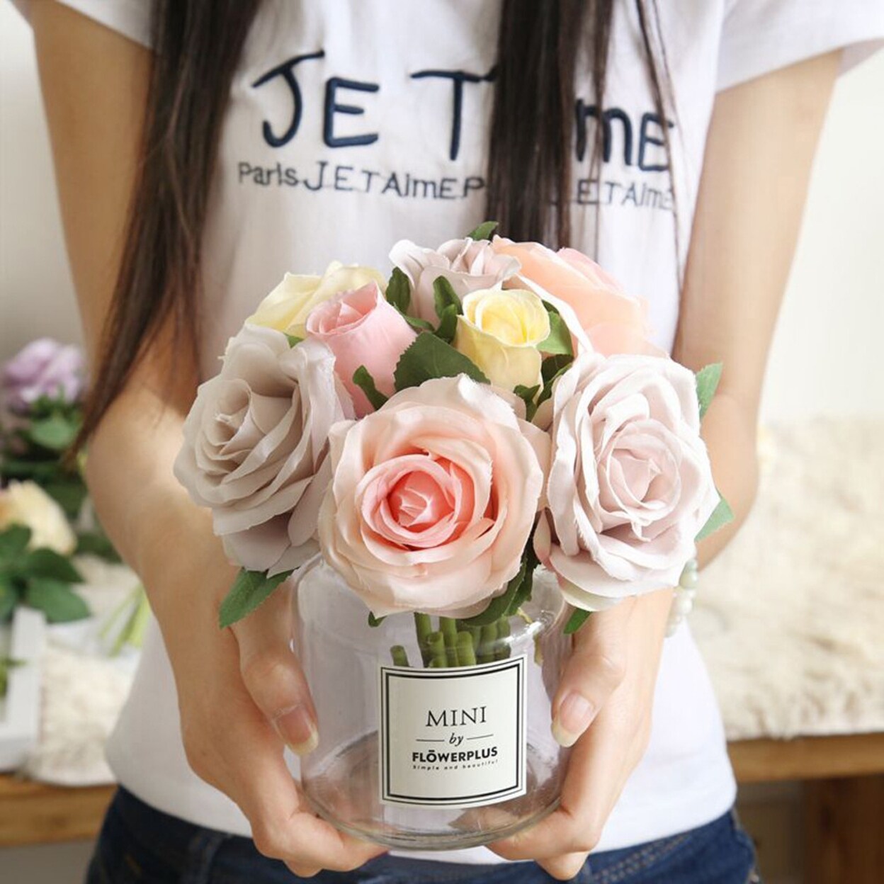 artificial bridal bouquet