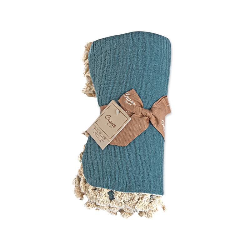 Crane Baby 6-Layer Muslin Blanket