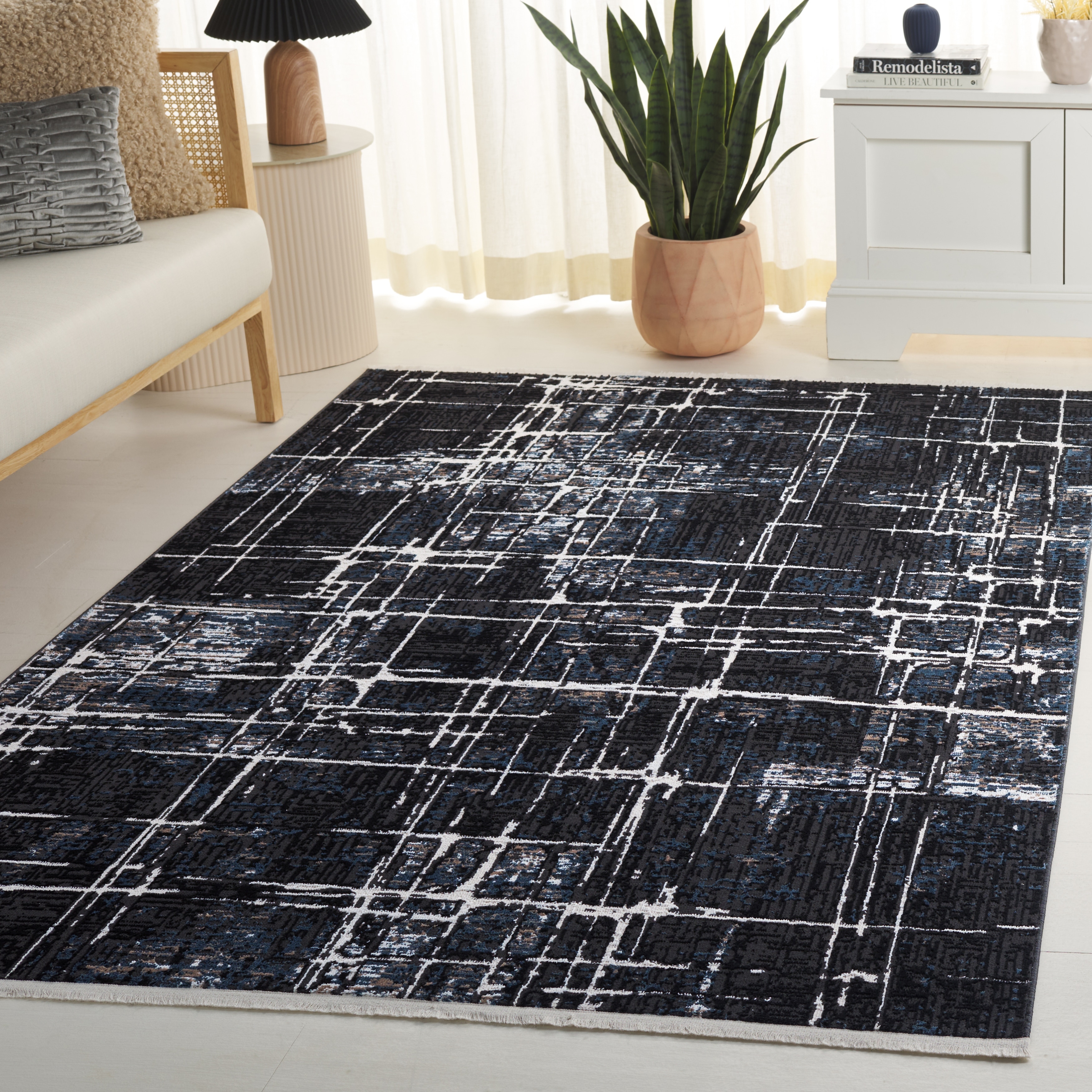 SAFAVIEH Mila Cersten Modern Contemporary Abstract Rug