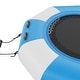 preview thumbnail 3 of 9, 6.5ft Inflatable Recreational Water Trampoline Bounce Swim Platform with 3-Step Ladder and Electric Air Pump