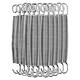 preview thumbnail 1 of 3, 20 pcs 7" Heavy-Duty Galvanized Steel Trampoline Springs Replacement Kit-Silver