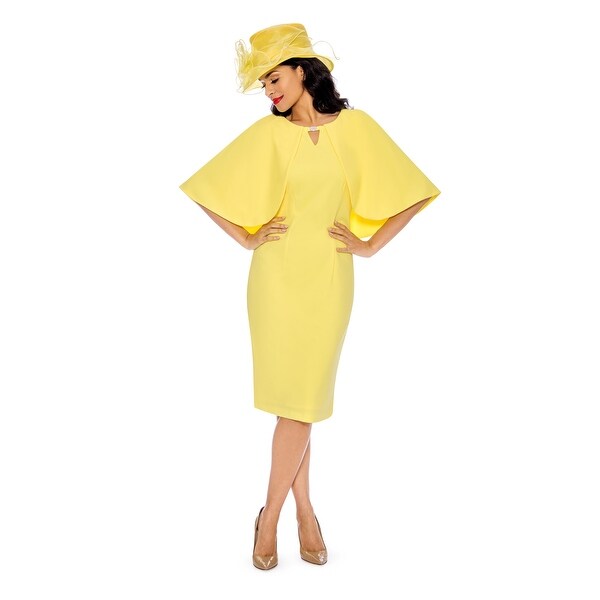 shift dress with cape