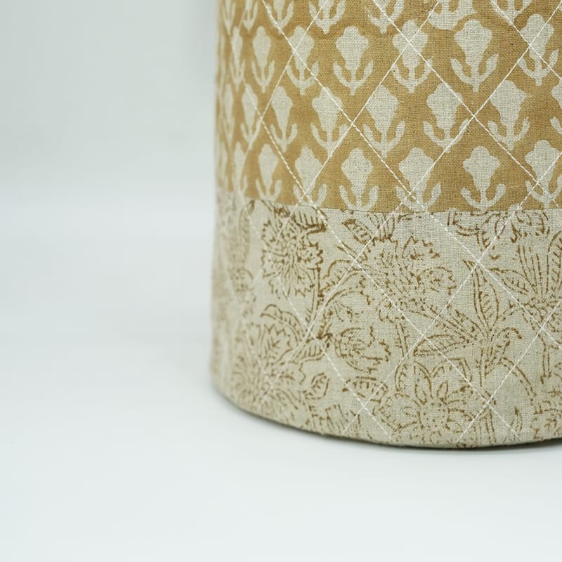 Fabdivine Handmade Floral Room Décor Nursery Storage Basket