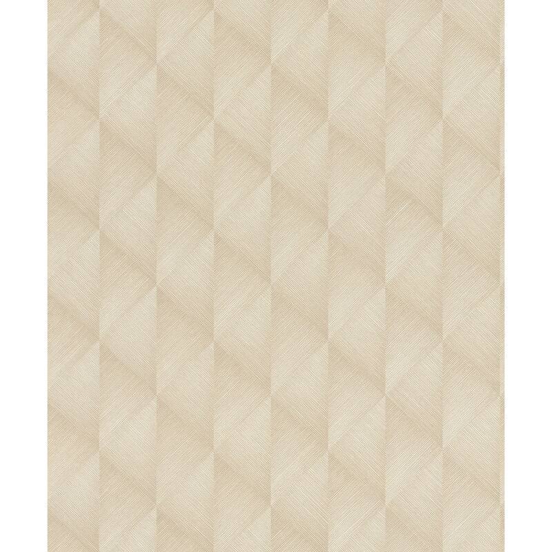 Advantage Miro Taupe Geo Wallpaper
