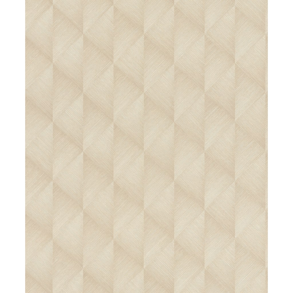 Advantage Miro Taupe Geo Wallpaper