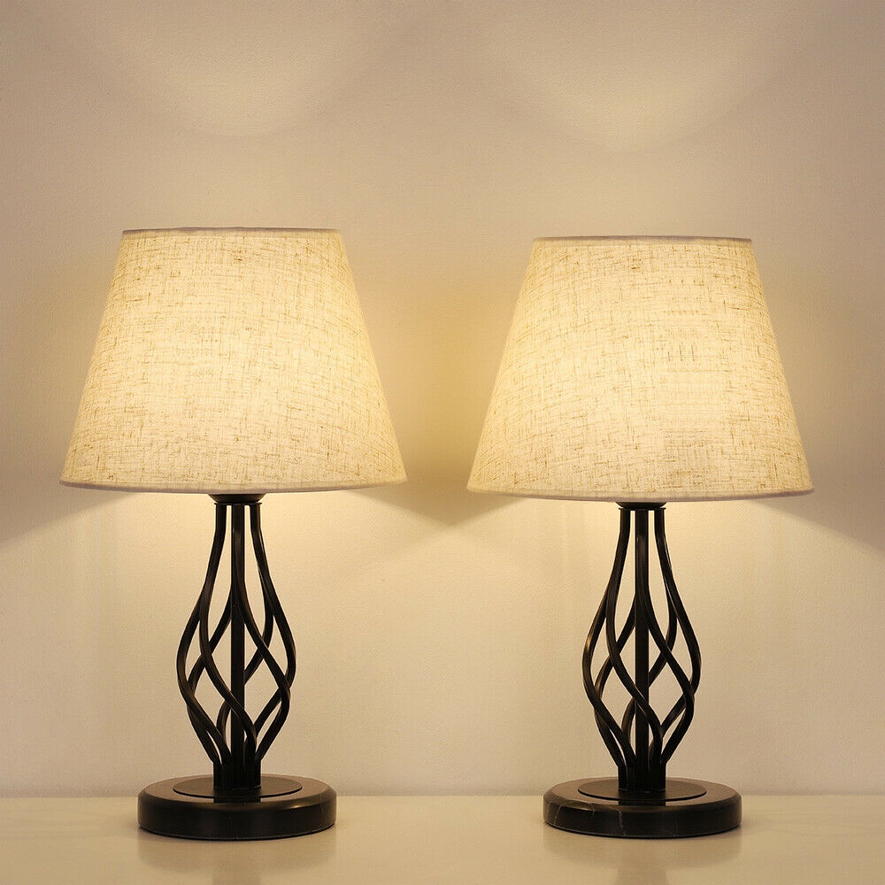 Traditional 5.5 2 Lights Nightstand Lamp Sets with Marble Base On Sale Bed Bath Beyond 35450970