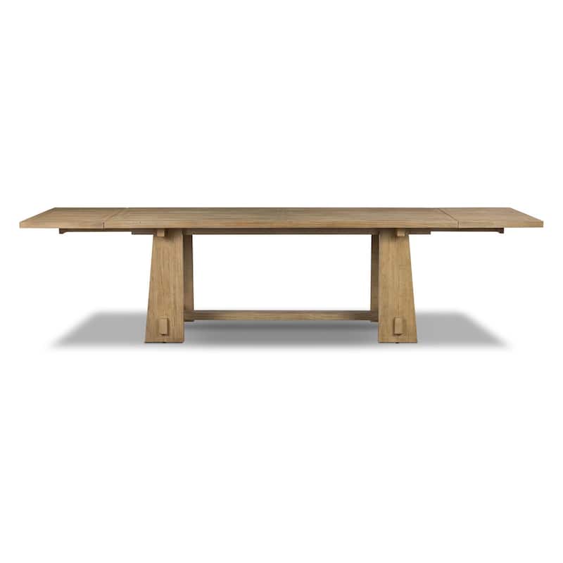 Poly & Bark Combe Solid Pine Wood Extension Dining Table (82.5" - 122")