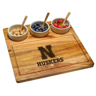Pet Goods NCAA Nebraska Cornhuskers Stainless Steel Bowl