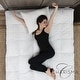 preview thumbnail 9 of 7, Luxury Plush 3.5-Inch Memory Foam Cluster and Gel Fiber Mattress Topper from Charisma