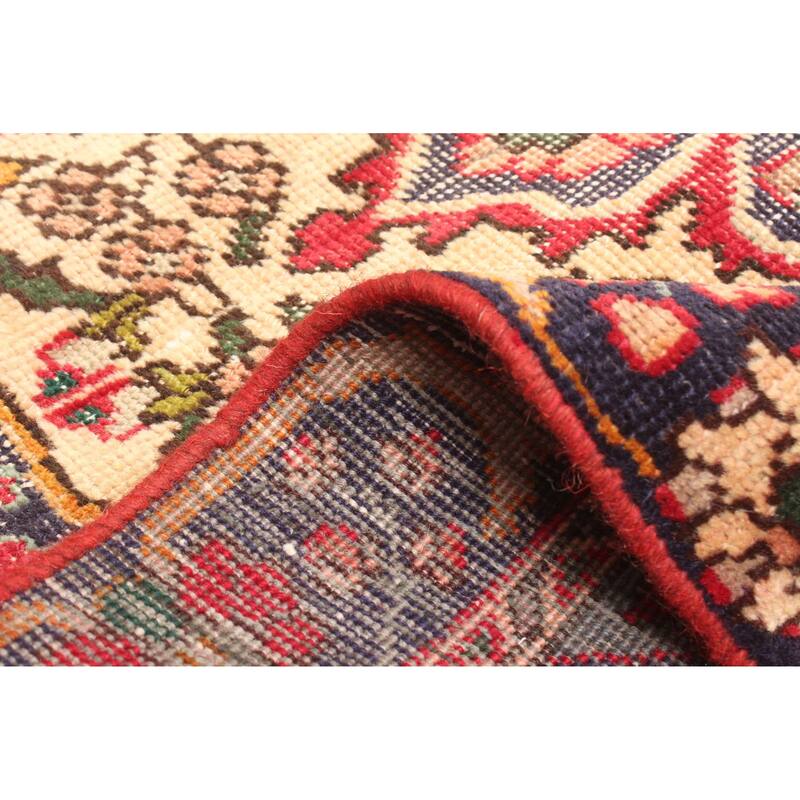 ECARPETGALLERY Hand-knotted Andelz Red Wool Rug - 4'6 x 6'7