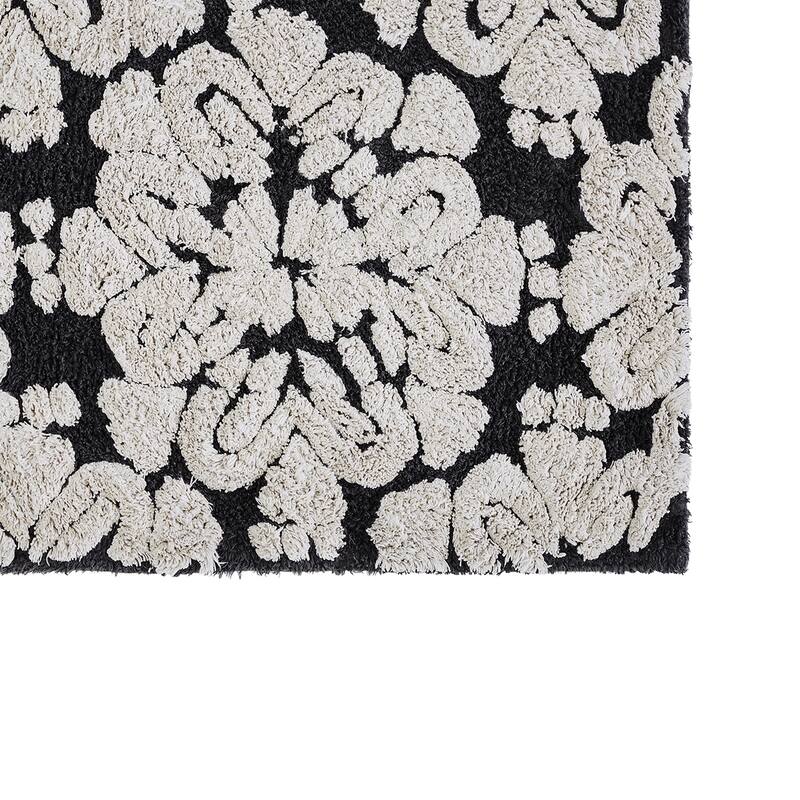 Better Trends Medallion Collection 100% Cotton 5-Pc Set Bathroom Rugs-Soft & Super Absorbent, Non-Skid Latex, Machine Washable