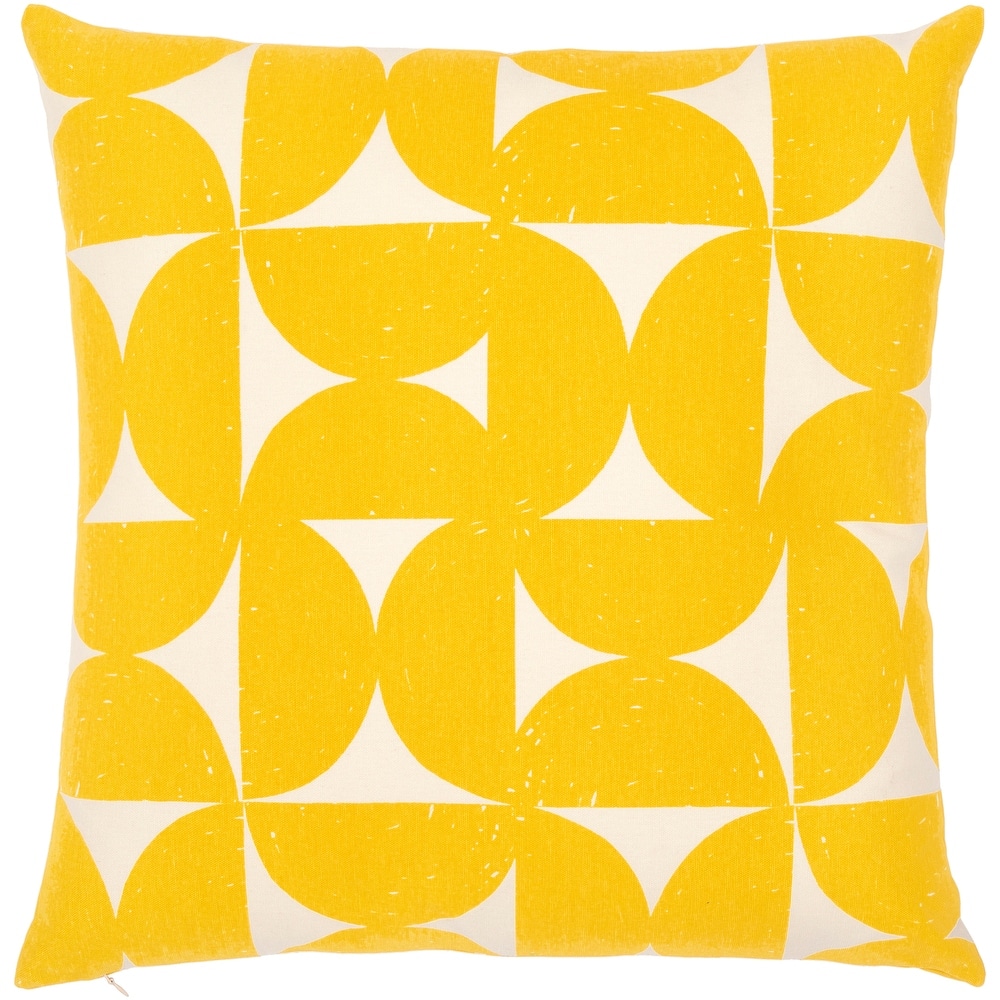 Livabliss Sanaya Half Circle Print Geometric Throw Pillow