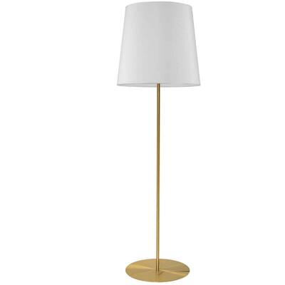 1 Light Transitional Aged Brass Luxury Modern Minimalist Floor Lamp