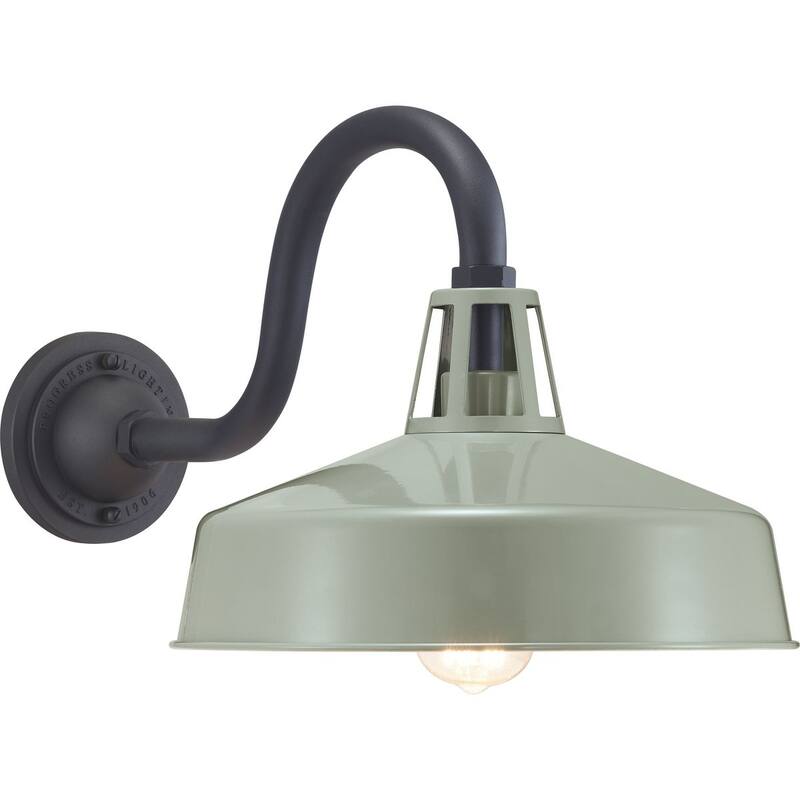 Cedar Springs 1-Light Pistachio Farmhouse Outdoor Wall Lantern Light