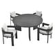 preview thumbnail 11 of 14, Tahoe 5-Piece Outdoor Patio Aluminum Dining Set i