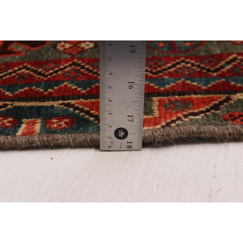 ECARPETGALLERY Hand-knotted Melis Red Wool Rug - 4'9 x 7'4