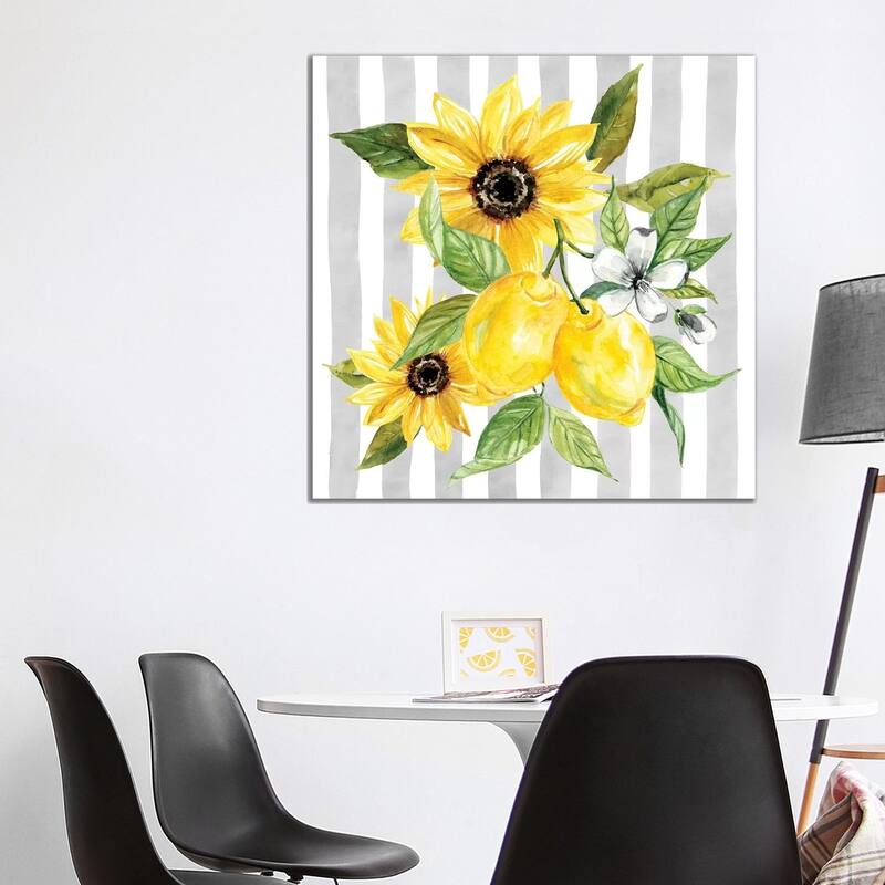 iCanvas "Lemons and Sunflowers I" by Carol Robinson Canvas Print - 37x37x1.5