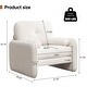 preview thumbnail 70 of 76, HOMYKA Oversized Accent Chair, Modern Sherpa Single Sofa with 2PCS Pillows
