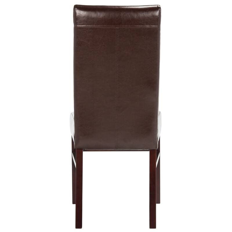 SAFAVIEH Kandi Parsons Stripe Linen Dining Chairs (Pack Of 2) - 18.5" x 23.8" x 39.4" - 19"W x 24"D x 39"H