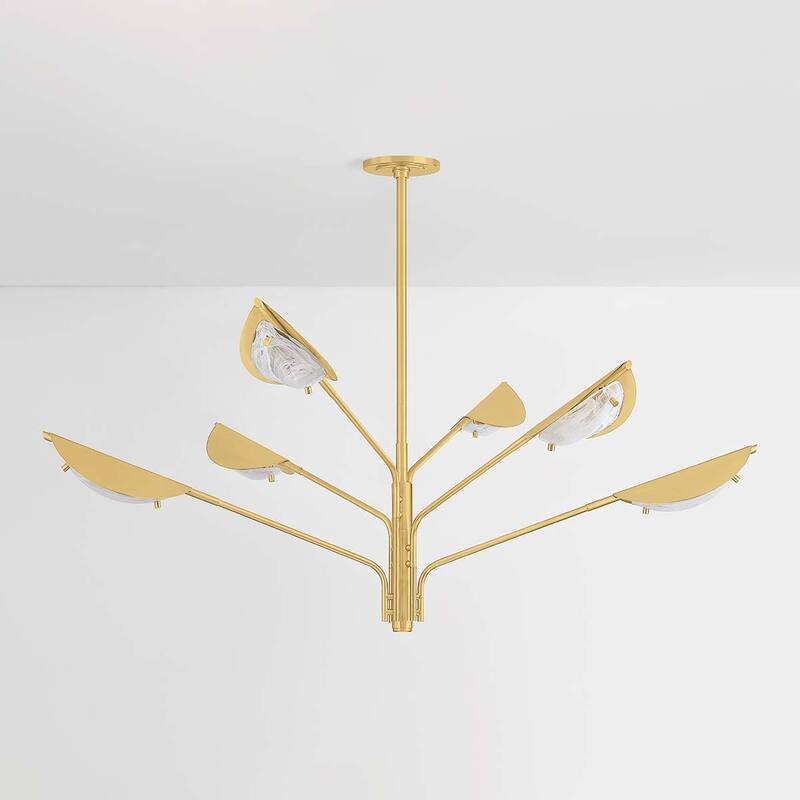 Hudson Valley Lighting 7506 Levin 6 Light 54" Wide Chandelier with