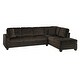 preview thumbnail 7 of 8, Bossa Reversible Sectional Sofa Chocolate