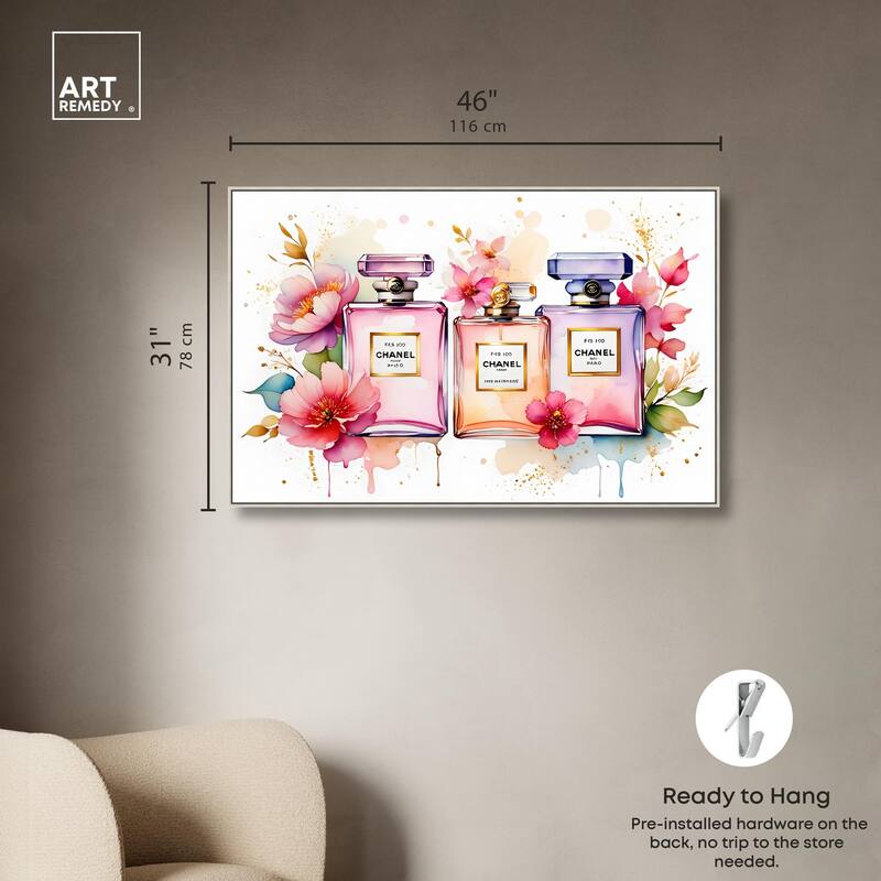 Floral Fragrance Canvas by Art Remedy