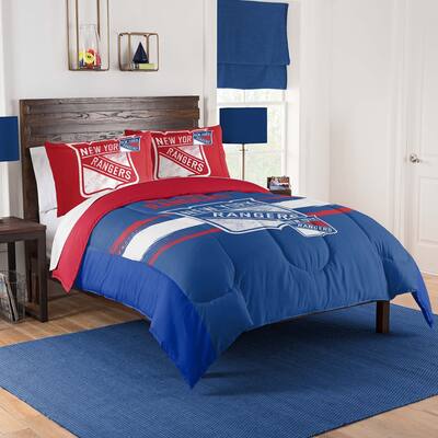 NHL New York Rangers Officially Licenced Comforter & Sham set