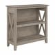 preview thumbnail 41 of 50, Key West Small 2 Shelf Bookcase by Bush Furniture