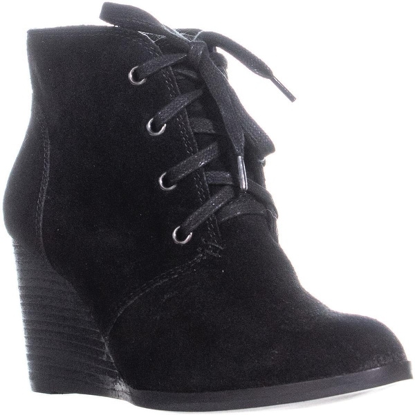 lucky brand wedge ankle boots
