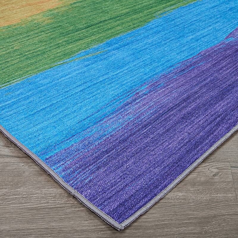 Dream Decor Rugs Color Arch Dessert Multicolor Non Skid Area Rug
