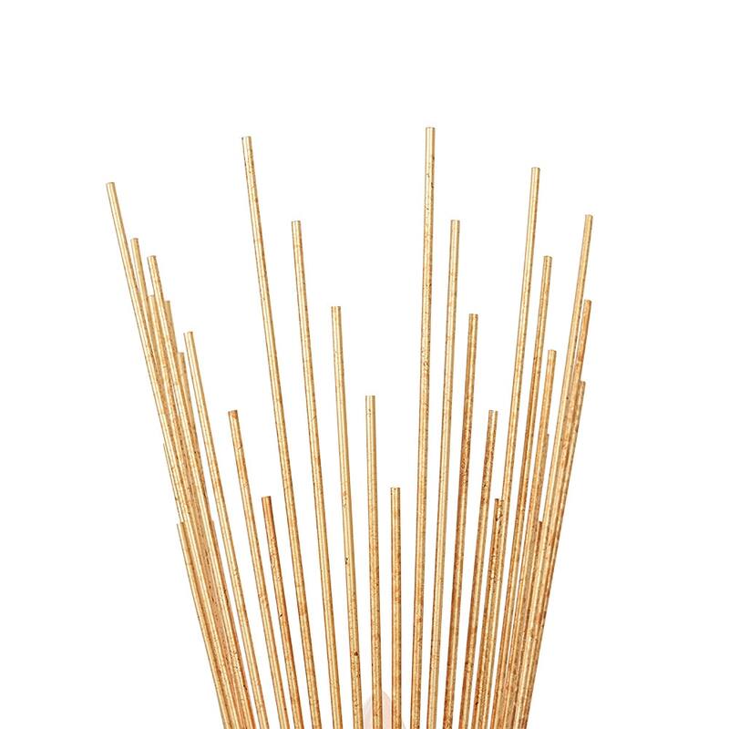 Glam 2-Light Up Down Distressed Gold Starburst Vanity Wall Sconce