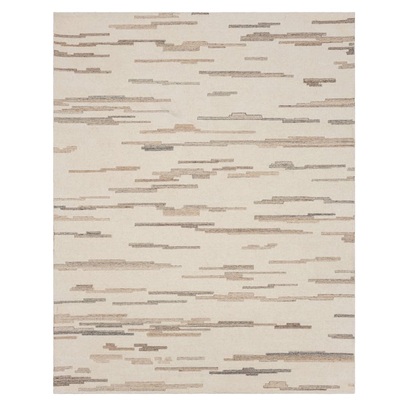 Karastan Rugs Oyster Creek Ivory Beige Area Rug - 9' x 12'