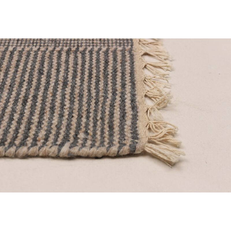 Ankara FW Grey Kilim 5'0" x 8'1" - 5'0 x 8'1